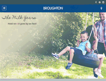 Tablet Screenshot of broughtonfoods.com